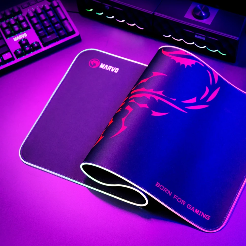 Marvo MG011 XL RGB pelės kilimėlis | 800x300x4mm