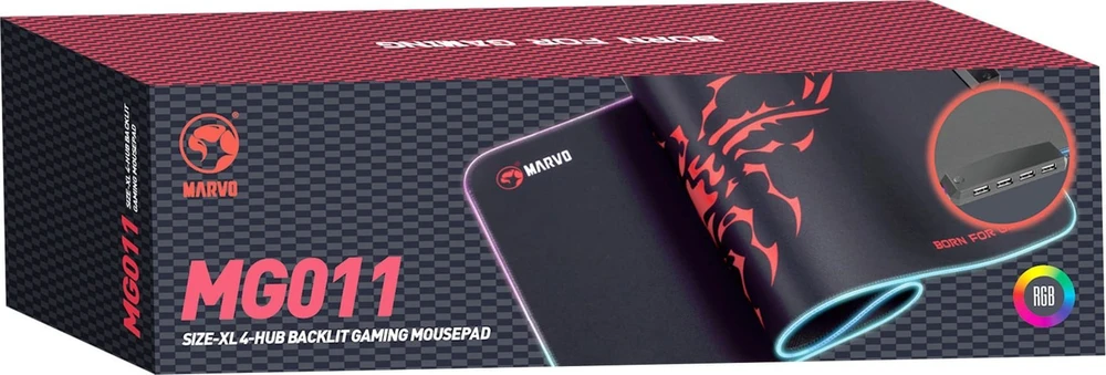 Marvo MG011 XL RGB pelės kilimėlis | 800x300x4mm