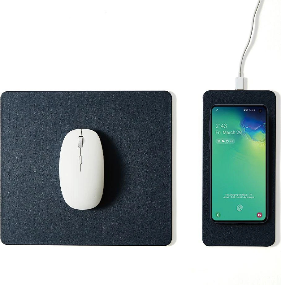 POUT HANDS3 SPLIT - Splitted Pelės kilimėlis with high-speed charging, dark mėlynas