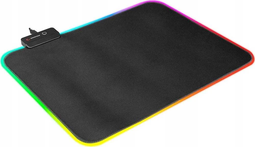 Rampage MP-21 podkładka žaidimams pod pelė 25x33cm RGB juoda