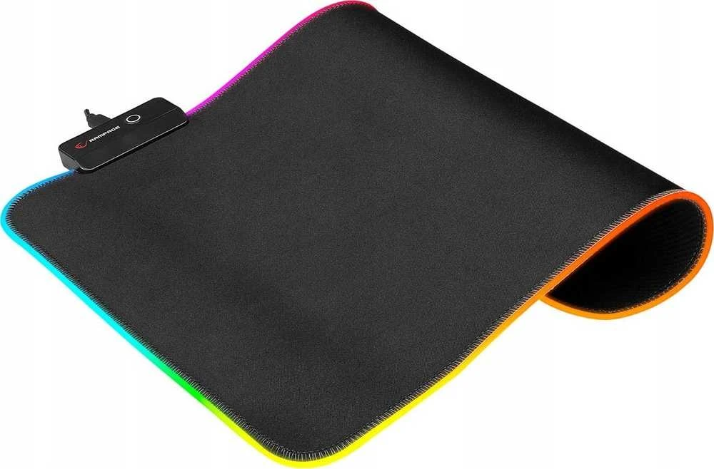 Rampage MP-21 podkładka žaidimams pod pelė 25x33cm RGB juoda
