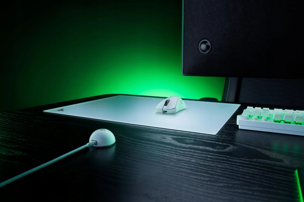 Kilimėlis Razer Atlas Pro Ultra-Thin Glass Pelė žaidimams Mat | Baltas