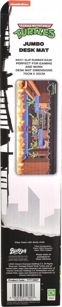 Thumbs Up Pyramid International - TMNT Jumbo stalo kilimėlis - 70 cm x 30 cm