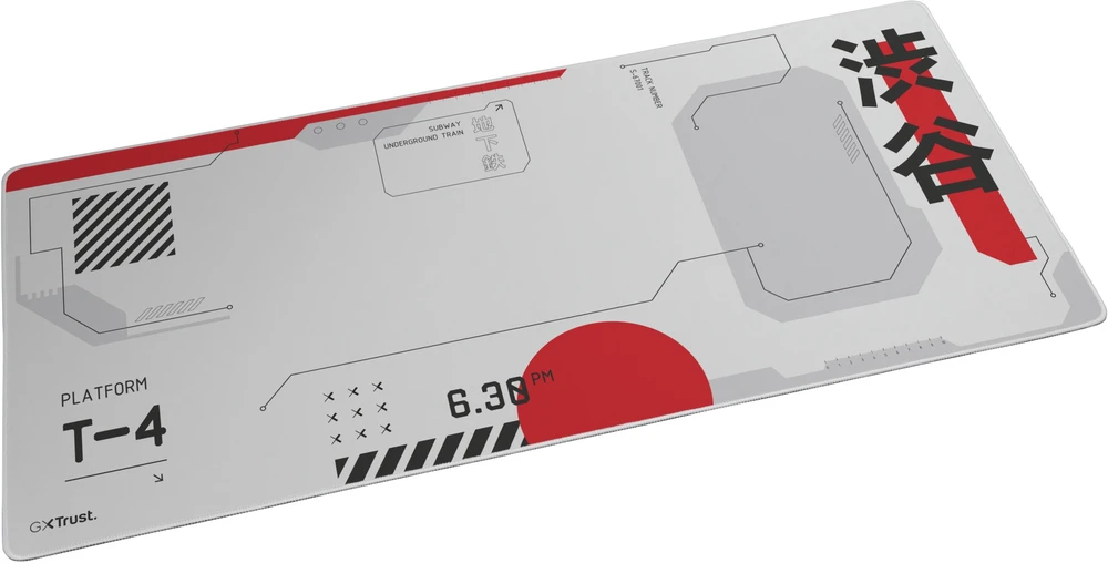 Trust GXT 759 XXL žaidimų pelės kilimėlis | Japan Baltas