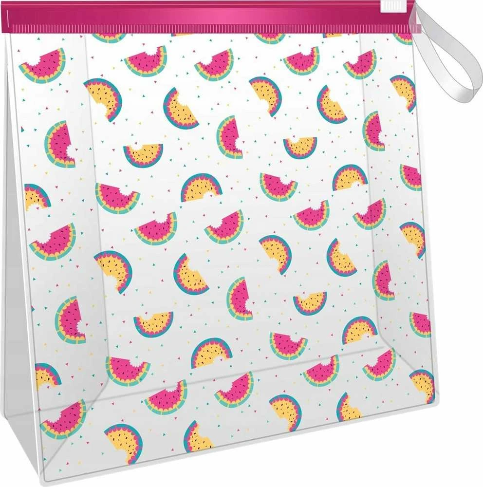 KillyS Fruit Print skaidrūs kosmetikos maišeliai