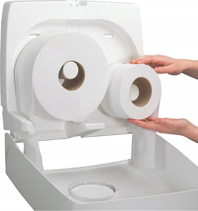 Kimberly-Clark Aquarius – tualetinio popieriaus dozatorius Jumbo – Baltas
