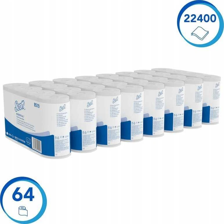 Kimberly-Clark Kimberly-Clark Scott – Tualetinis popierius mažuose rulonuose – 350 serijų