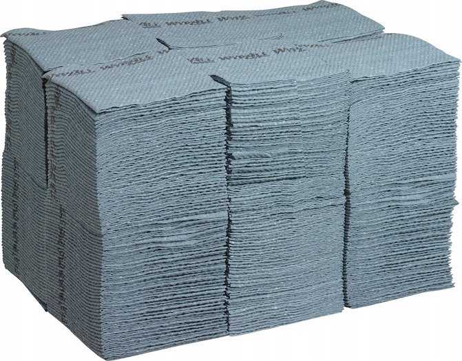 Kimberly-Clark Kimberly-Clark Wypall Forcemax - Valymo šluostė dalimis, sulankstoma, pilka - 480 sekcijų