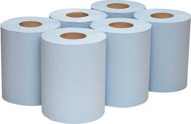 Kimberly Clark Nordic Kimberly-Clark Wypall Reach - Higieniniai popieriniai rankšluosčiai, susukti į centrinį išsivyniojantį ritinėlį - Mėlyna