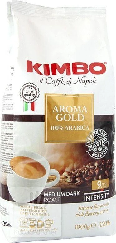 Kawa Kimbo Aroma Gold 1kg, Ziarnista