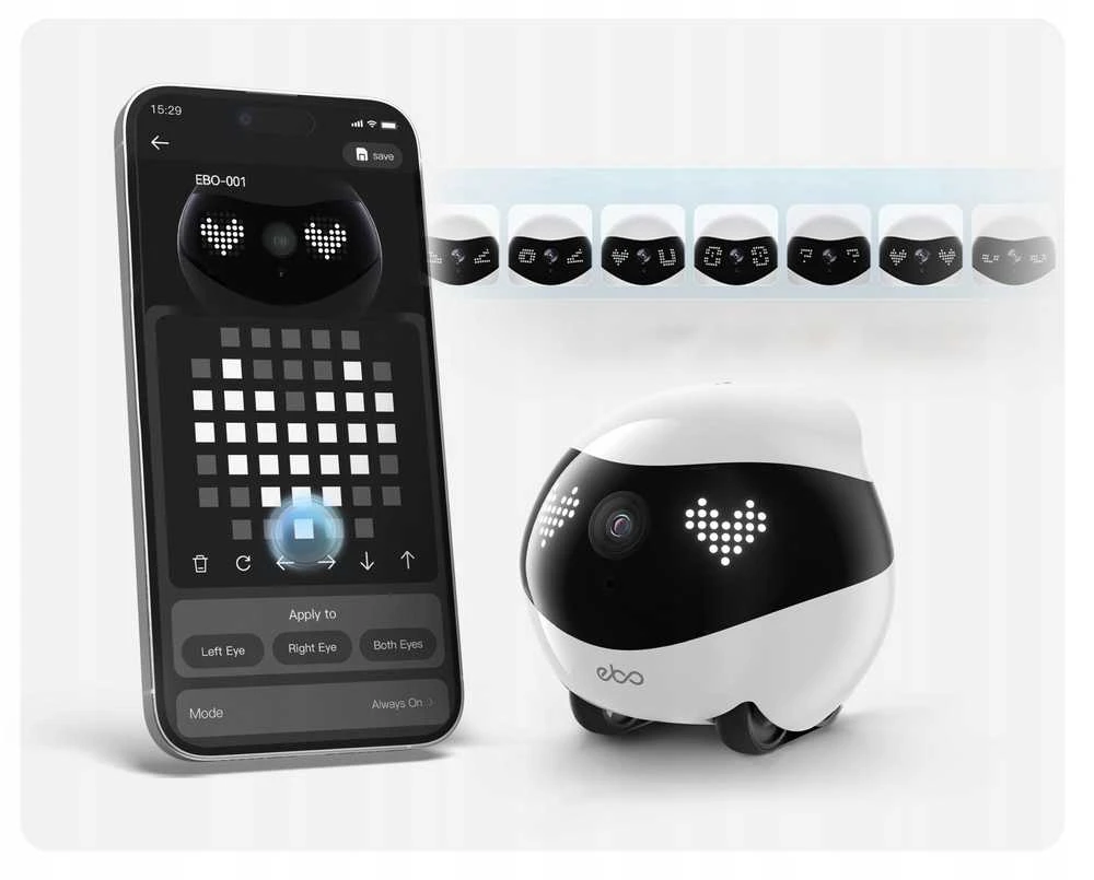 Enabot | Robotas kompanionas | EBO AIR 2 | Kompaktiškas | Maksimali atminties palaikymo talpa 256 GB