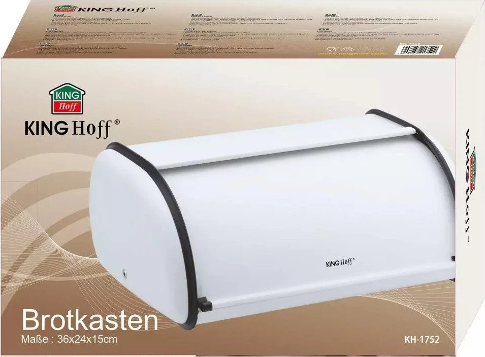 Chlebak Plieninė duoninė, balta Kinghoff