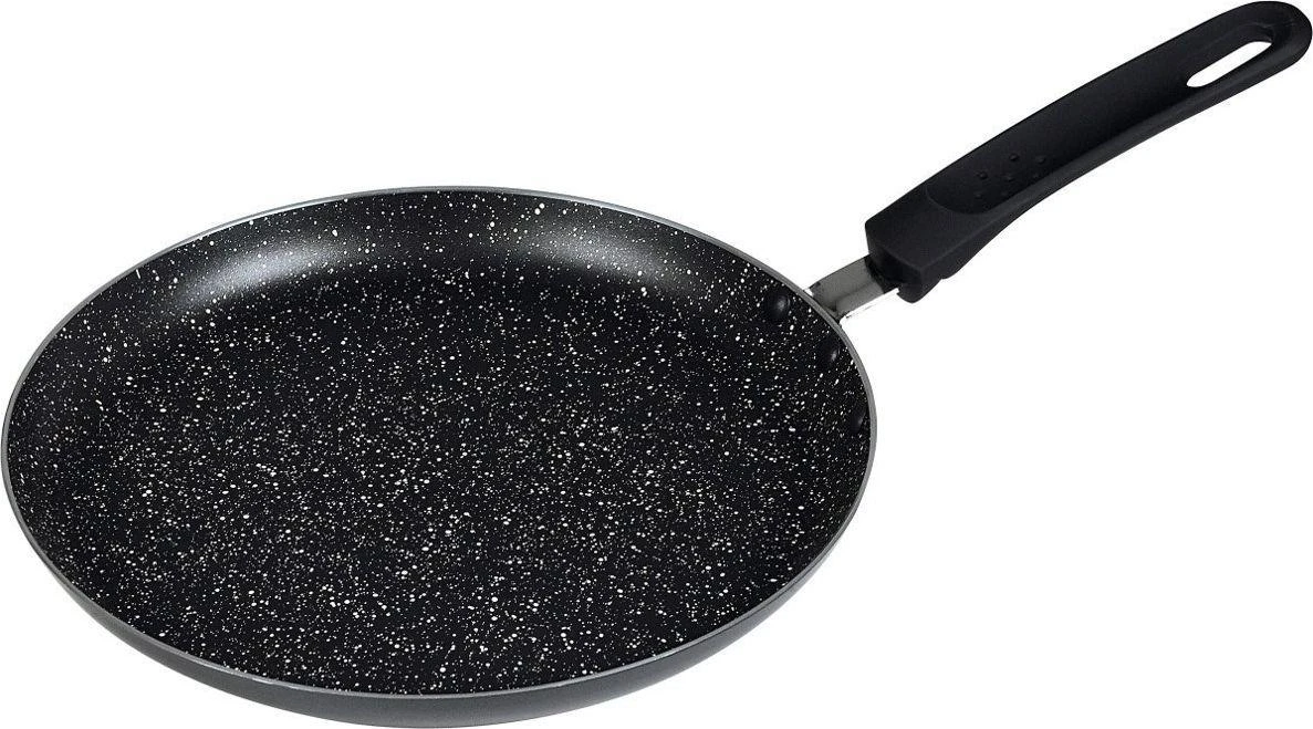 King Hoff Keptuvė Blynų kepimo forma, 22 cm skersmens, aliuminio, juodo marmuro, „Kinghoff“