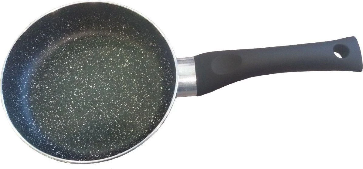 King Hoff Keptuvė Keptuvė, 28 cm skersmens, aliuminio, juodo marmuro „Kinghoff“