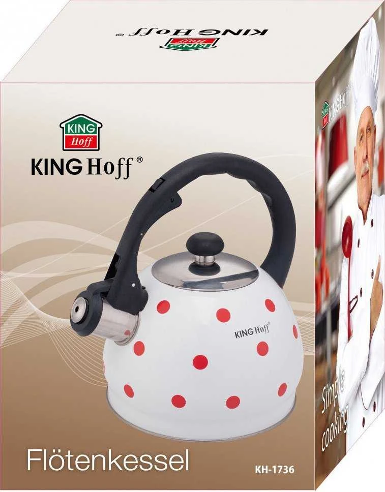 King Hoff Virdulys, Tradicinis virdulys, 2 l, su taškeliais, Kinghoff