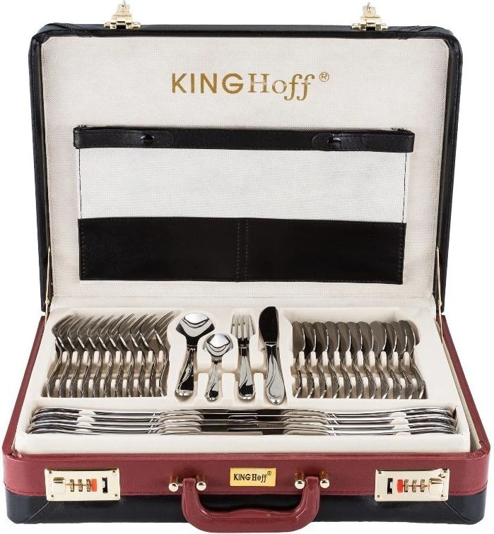 King Hoff Sztućce, Stalo įrankių rinkinys, plienas, 72 dalių, Kinghoff