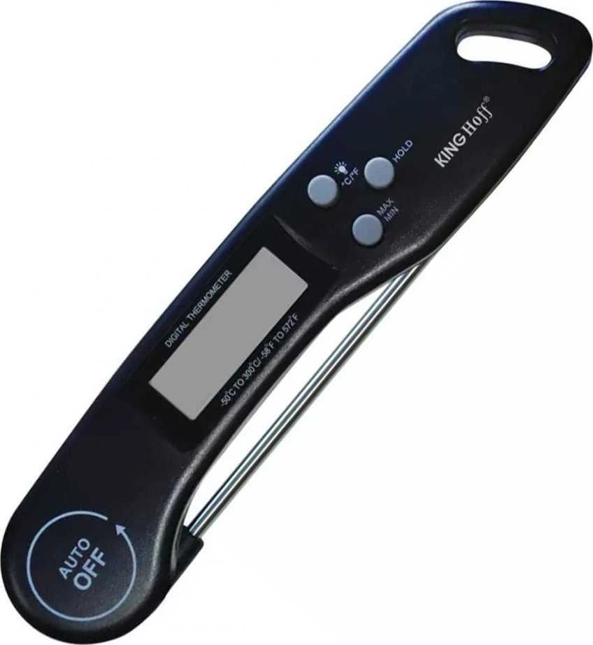 King Hoff Elektroninis Elektroninis virtuvės termometras, juodas „Kinghoff“