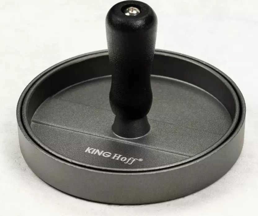 King Hoff Praska Kinghoff mėsainių presas, aliuminis, skersmuo 12 cm