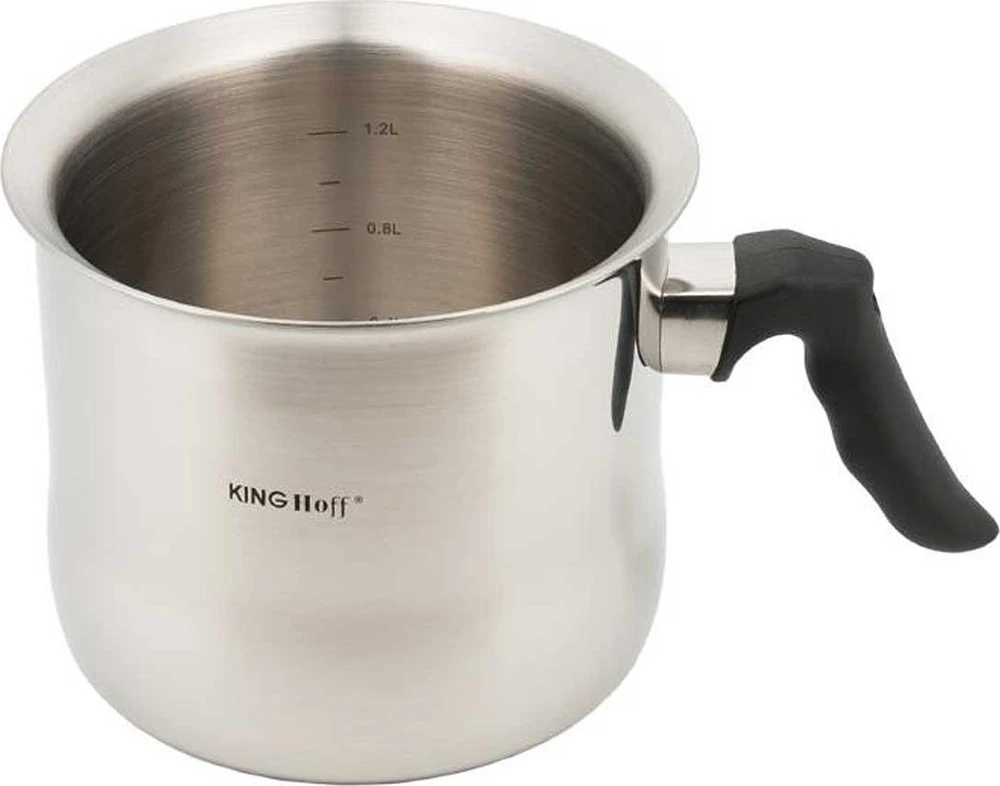 King Hoff Puodas Pieno indas su dangčiu 1,5 l, „Kinghoff“ plienas