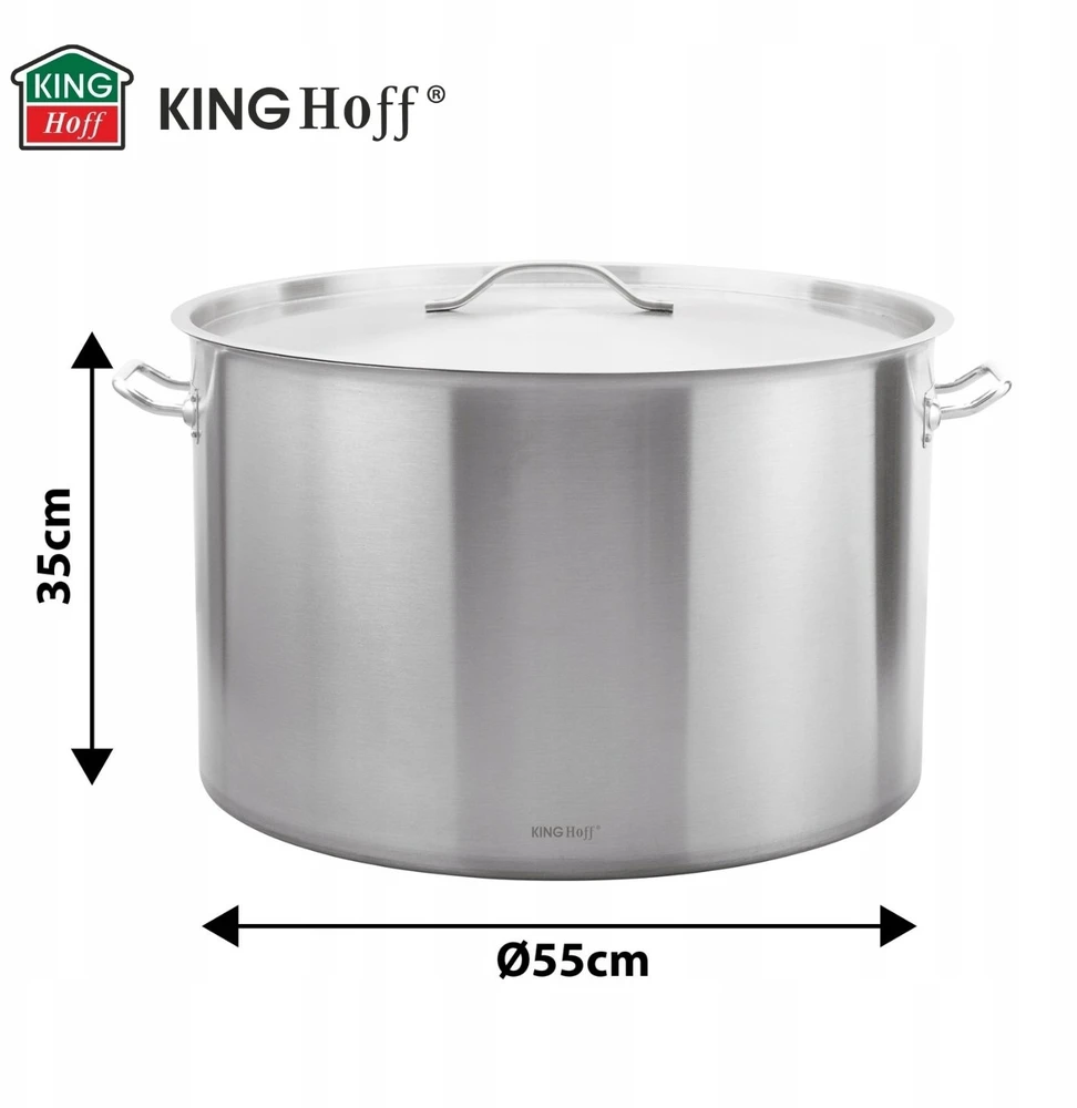 King Hoff Puodas Gastronorm puodas, nerūdijantis plienas, skersmuo 55cm, 83l, kinghoff, kh-2029