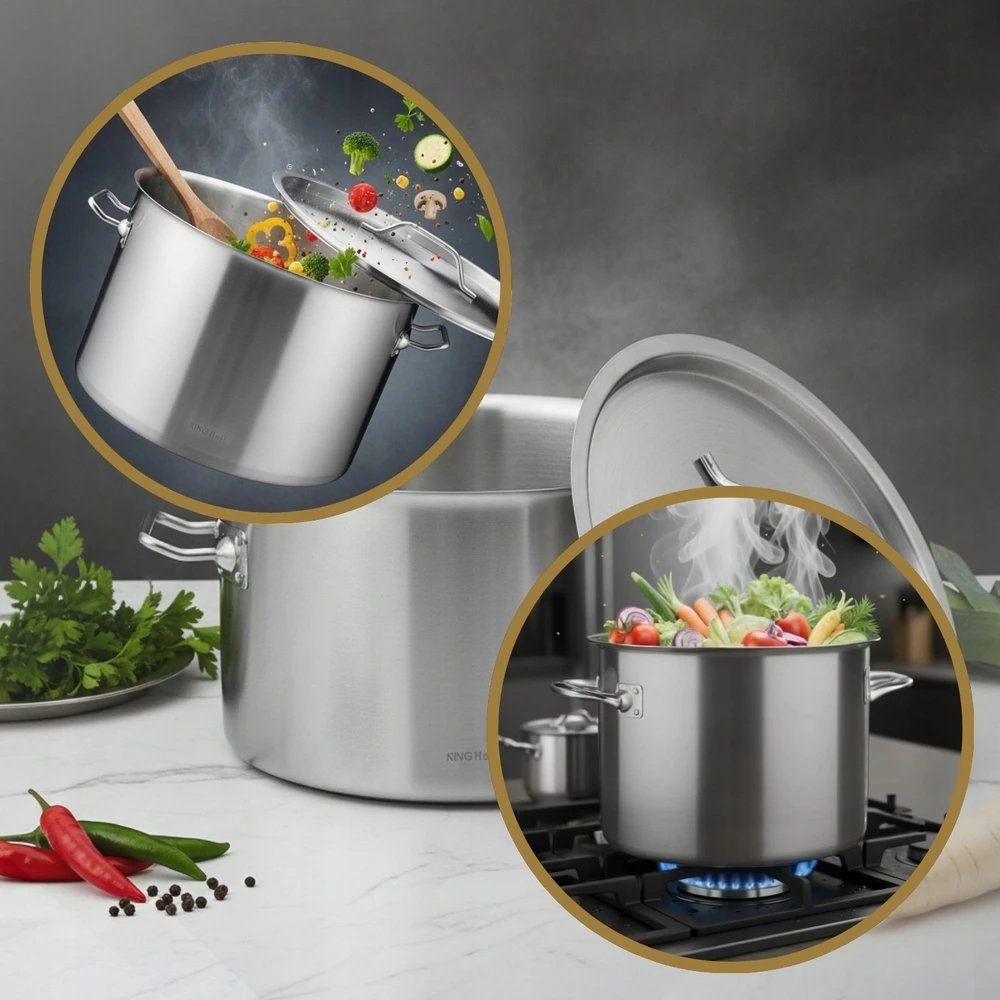 King Hoff Puodas Gastronorm puodas, nerūdijantis plienas, skersmuo 55cm, 83l, kinghoff, kh-2029