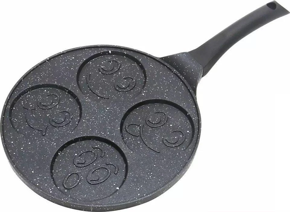 King Hoff Keptuvė blynams, blynams, aliuminio, juodo marmuro skersmuo 26,5cm kinghoff