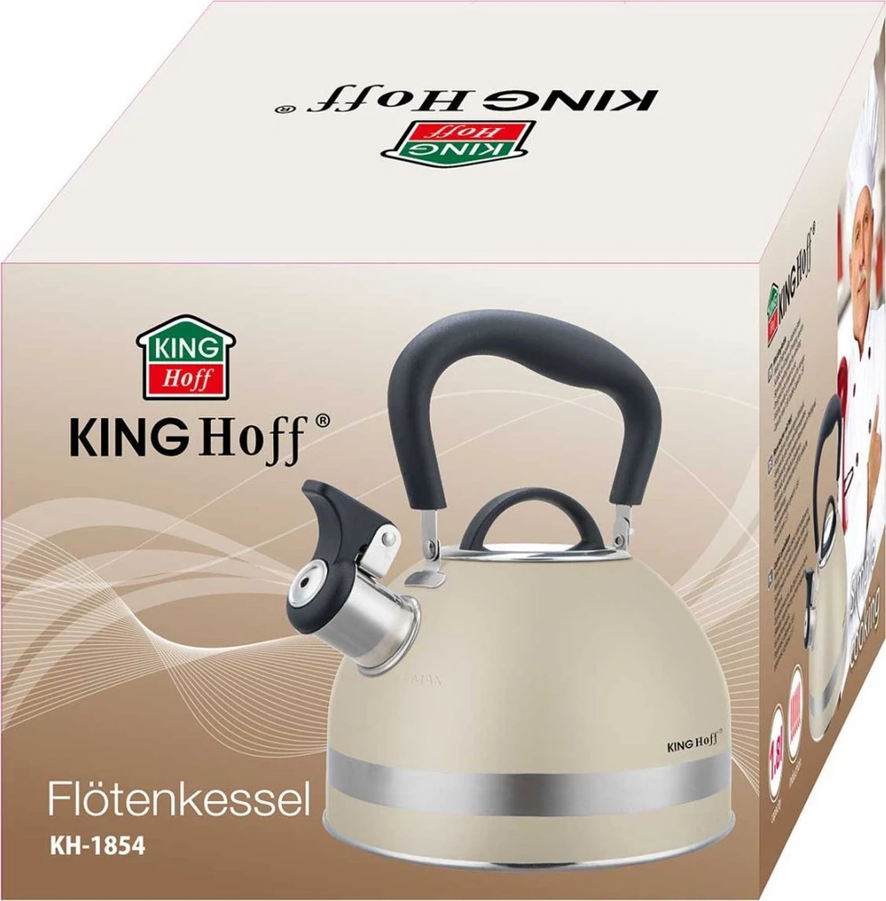 King Hoff Plieninis virdulys 1,8 L INDUKCINIS KINGHOFF KH-1854 BEIGE