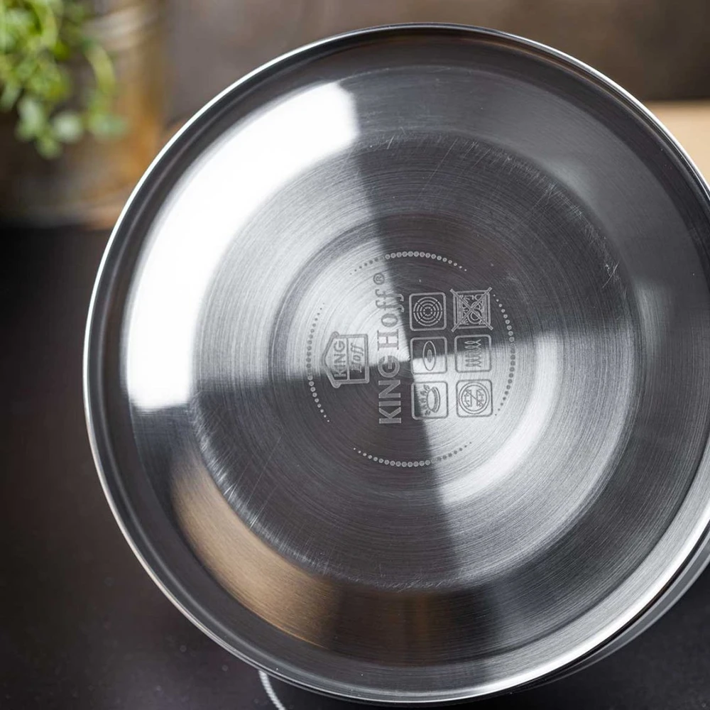King Hoff Plieninis virdulys 1,8L INDUKCINIS KINGHOFF KH-1852 Baltas
