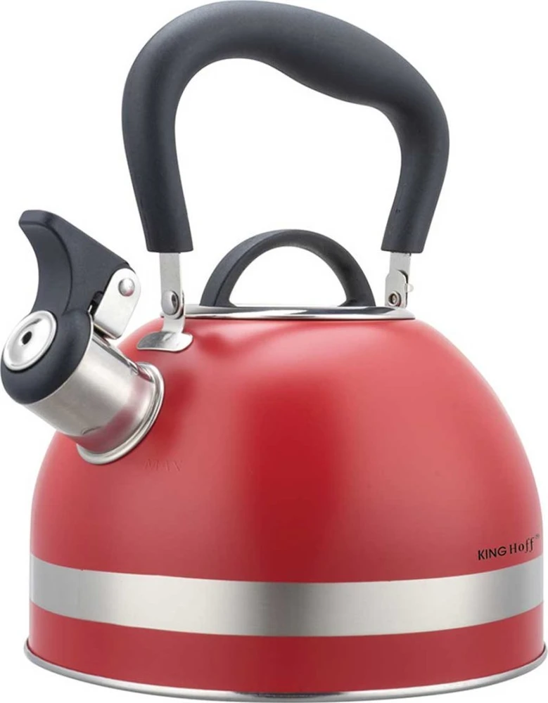 King Hoff Plieninis virdulys 1,8 L INDUKCINIS KINGHOFF KH-1853 Raudonas