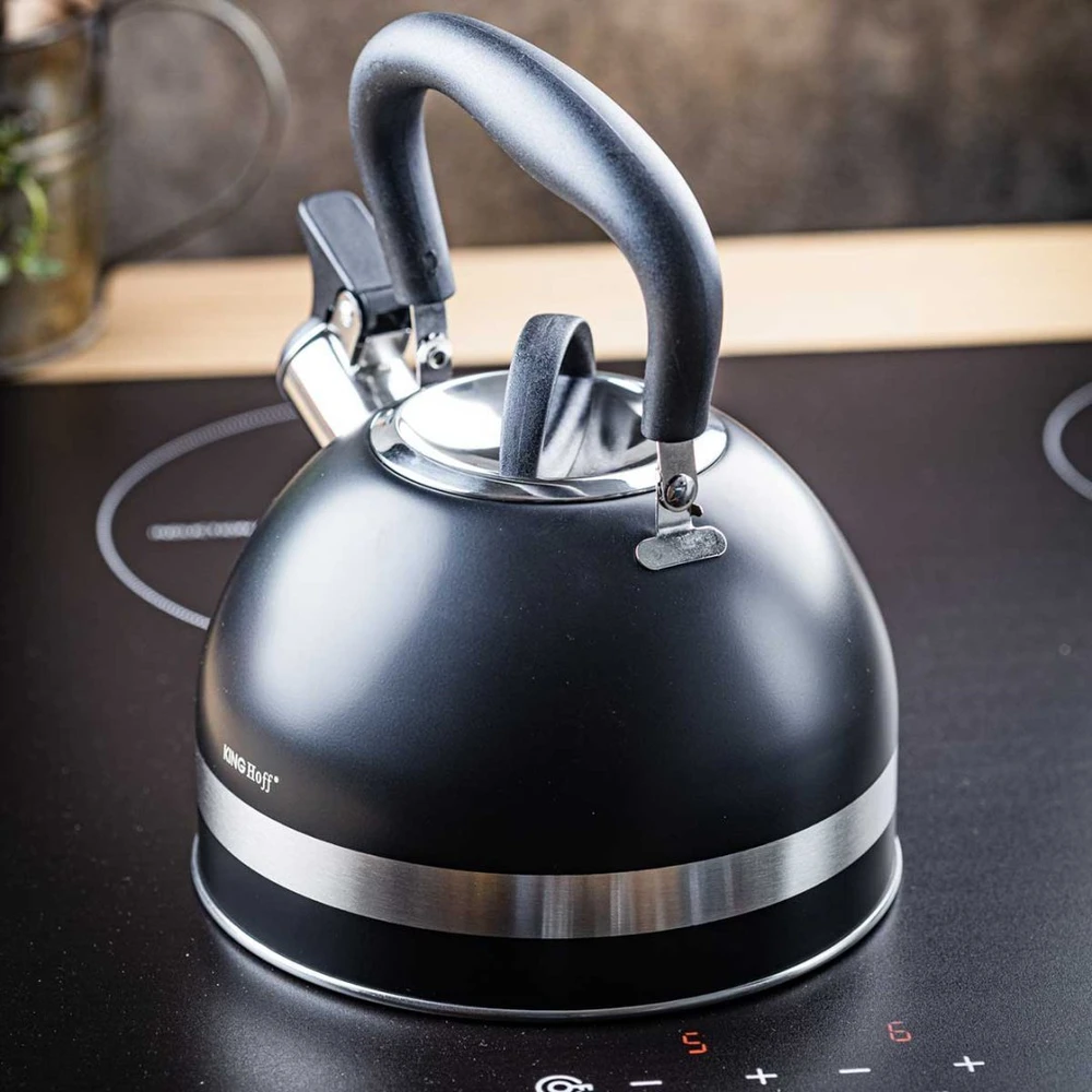 King Hoff Plieninis virdulys 1,8L INDUKCINIS KINGHOFF KH-1858 Juodas