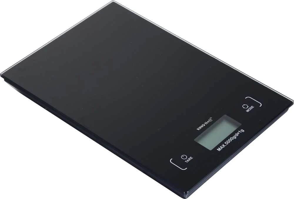 Virtuvinės svarstyklės King Hoff Svarstyklės Virtuvės svarstyklės, juodos, 5kg, „Kinghoff“