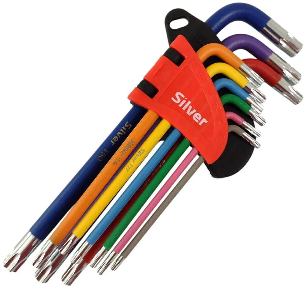 King Tony Sidabrinis SIDABRINIAI TORX 9vnt. T10-T50
