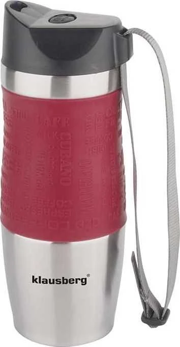 Puodelis Termosinis puodelis, plienas, įvairių spalvų, 380 ml, Klausberg