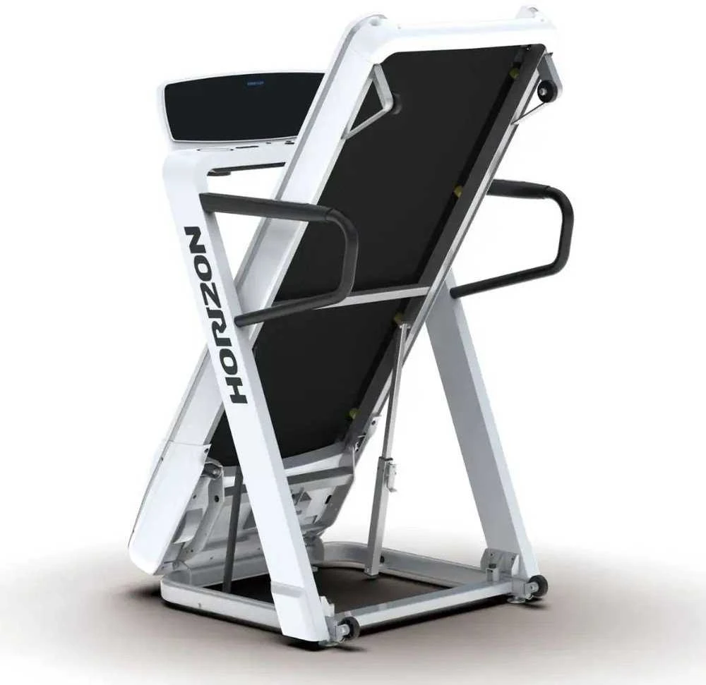 „Horizon Fitness Omega Z-02“ sulankstomas elektrinis bėgimo takelis su grafito spalvos rėmeliu