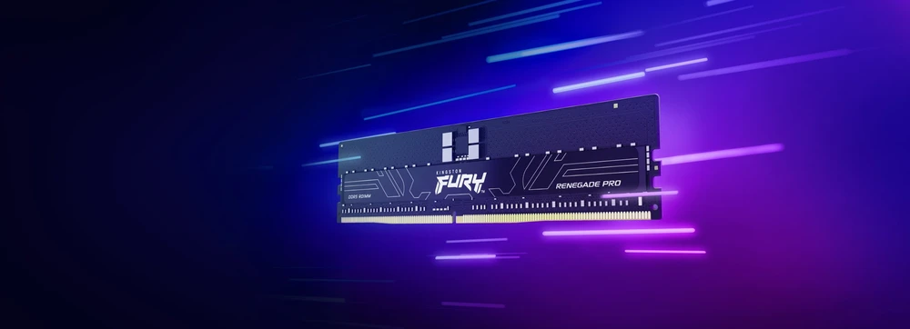 RAM Kingston KF556R28RBE2K8-256 256GB 5600MT/s DDR5 ECC Reg CL28 DIMM (Kit of 8) FURY Renegade Pro EXPO | Kingston