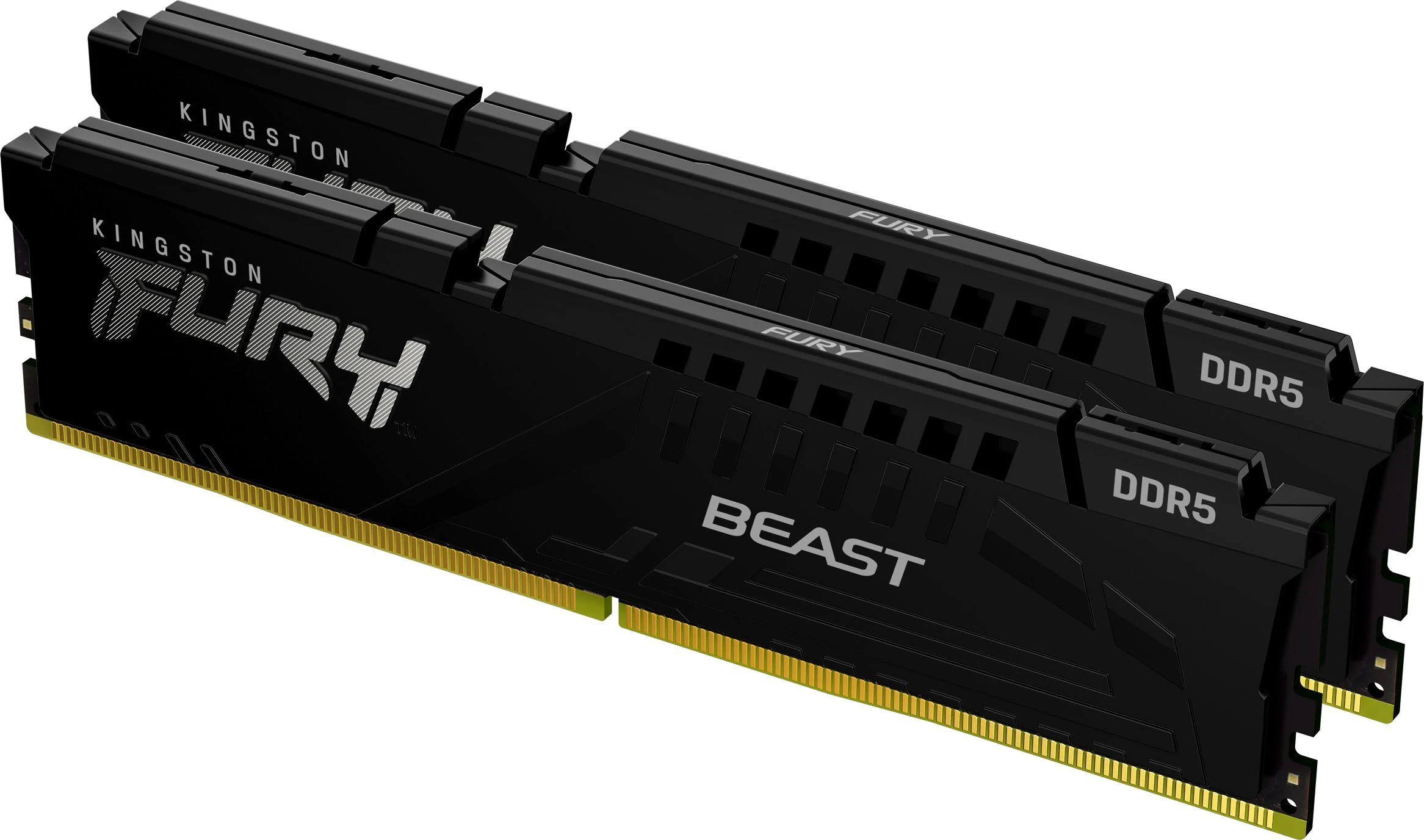Vidinė atmintis (RAM)  Kingston FURY Beast DDR5 16GB (2x8GB) 5200MT/s DDR5 CL40 DIMM Desktop Gaming Memory Kit with 2 - KF552C40BBK2-16