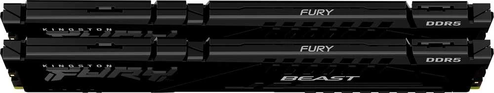 RAM KINGSTON 64GB 6000MT/s DDR5 CL36 DIMM rinkinys iš 2 FURY Beast Juodas EXPO