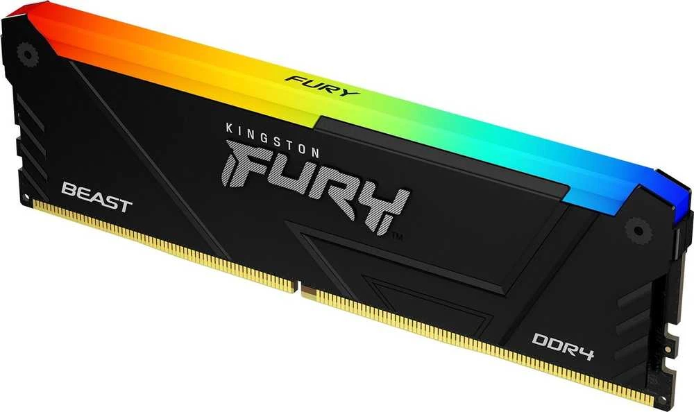 RAM Kingstonas | FURY Beast RGB | 32 GB | DDR4 | 1600 MHz | PC/serveris | Registracijos Nr. | ECC Nr