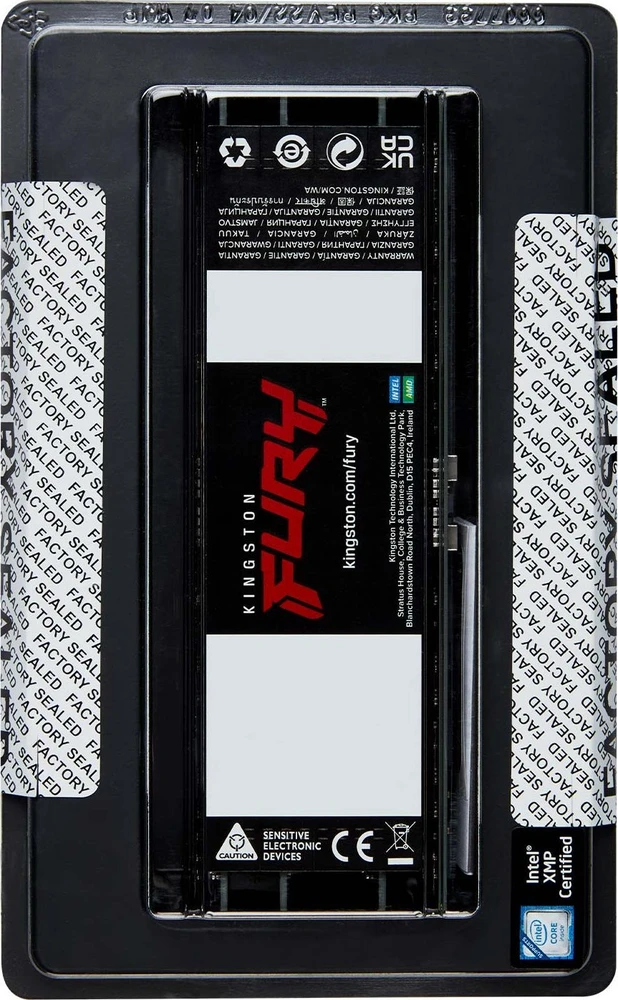 RAM „Kingston KF564R32RBE2K4-128“ 128 GB 6400 MT/s DDR5 ECC Reg CL32 DIMM (4 vnt. rinkinys) FURY Renegade Pro EXPO | „Kingston“