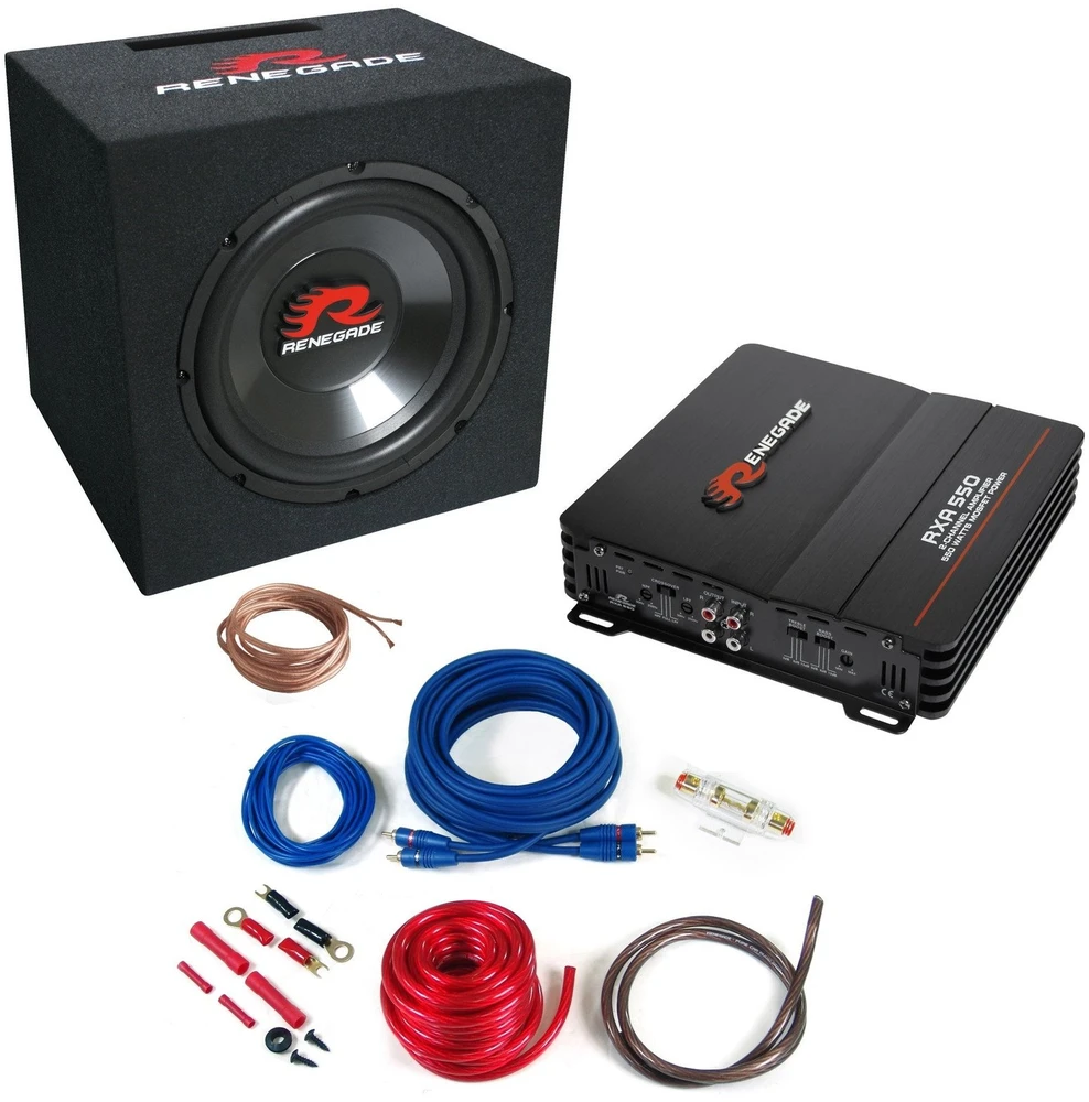 Subwoofer automobilinis Kingston Fury Renegade RBK550XL automobilinis žemųjų dažnių komplektas