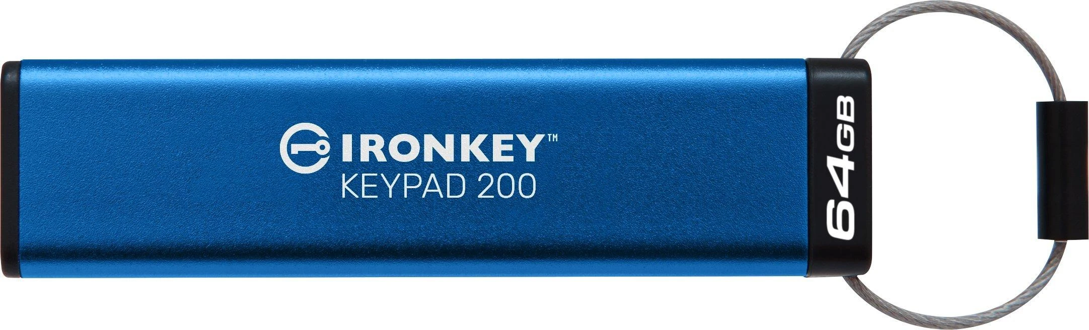 „Kingston IronKey“ klaviatūra 200 64 GB, USB 3.0, AES šifruota