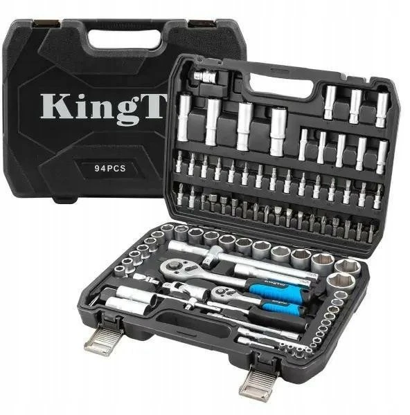 Įrankių rinkinys KingTul Įrankių rinkinys 94el. 1/2", 1/4" (6-kątnych) (4-32mm)