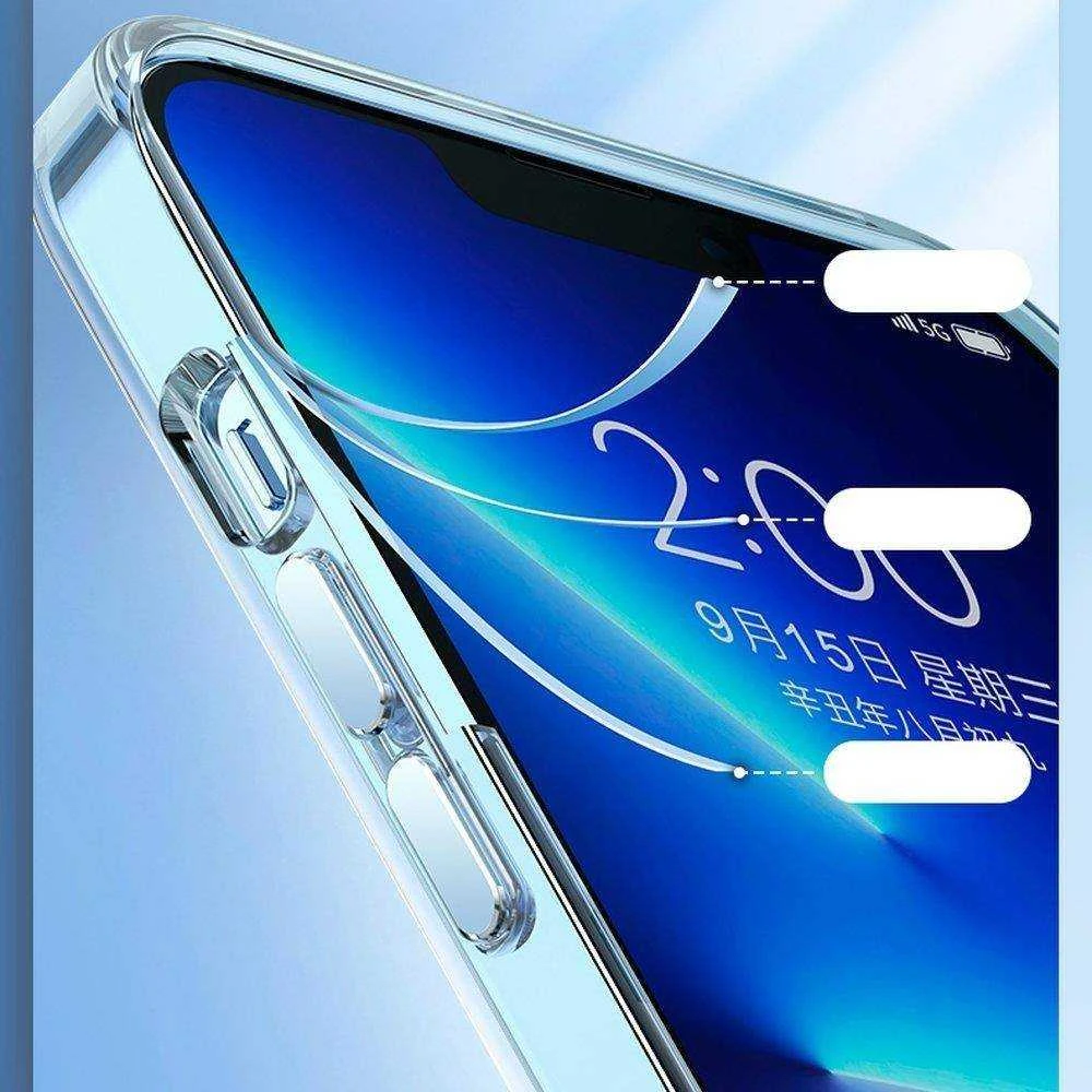 Kingxbar Elegant Series Apple iPhone 13 Pro dėklas telefonui skaidrus