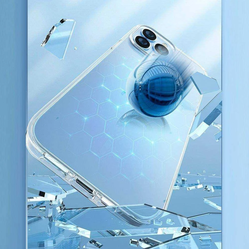 Kingxbar Elegant Series Apple iPhone 13 Pro dėklas telefonui skaidrus