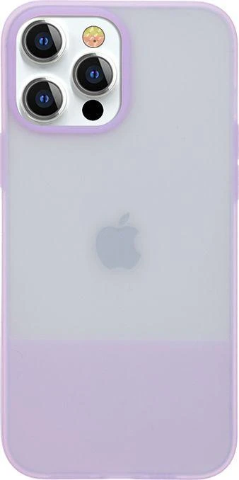 Kingxbar Plain Series Apple iPhone 13 Pro silikoninis dėklas telefonui violetinės spalvos