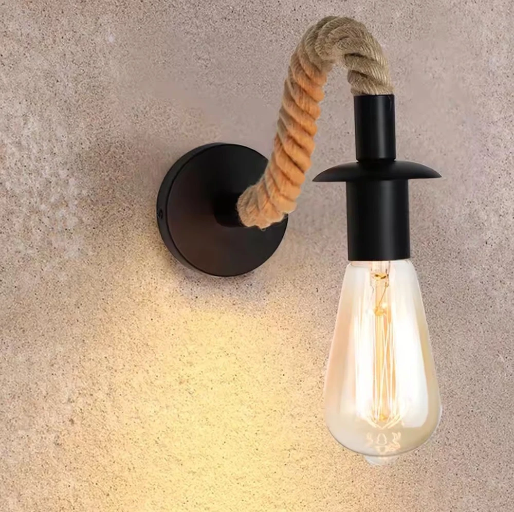 ATL Stilingas sieninis šviestuvas virvės formos