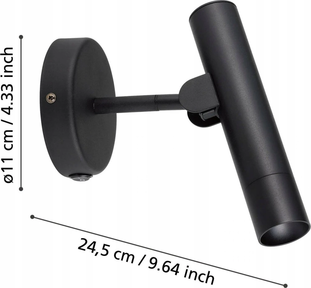 Sieninis šviestuvas Šviestuvas sieninis Eglo Almudaina 900907, 5 W, LED, 3000 °K