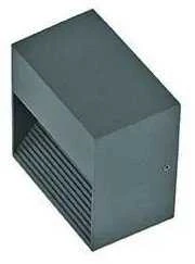 Ideal Lux Sieninis šviestuvas, 1 lemputės DOWN, G9, antracito spalvos, 122045