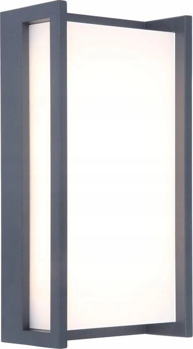 Sieninis šviestuvas LUTEC Qubo 5193001118 Sieninis lauko šviestuvas LED 18 W antracitas