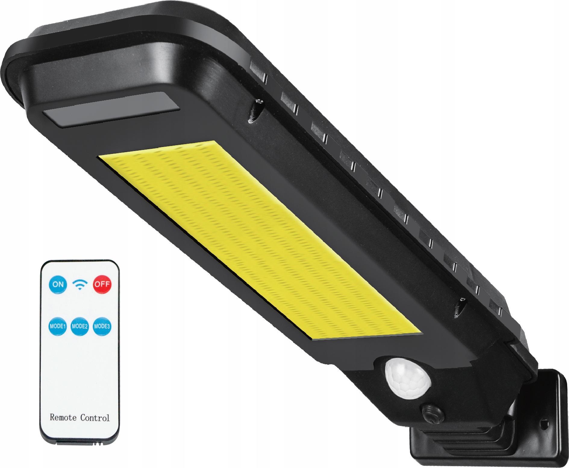 Sieninis šviestuvas Lamp Saulės lempa LTC 30W COB 2000lm 2400mAh + RC